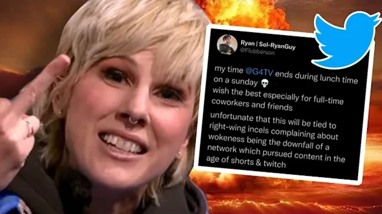 Former G4TV Employee BLAMES "Right-Wing Incels" After Getting Fired on Day Off