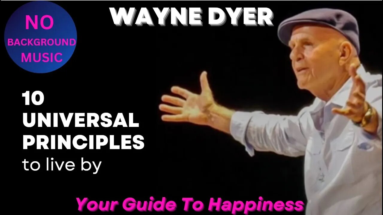 Wayne Dyer | No Background Music! | Have A Mind That Is Open To Everything And Attached to Nothing