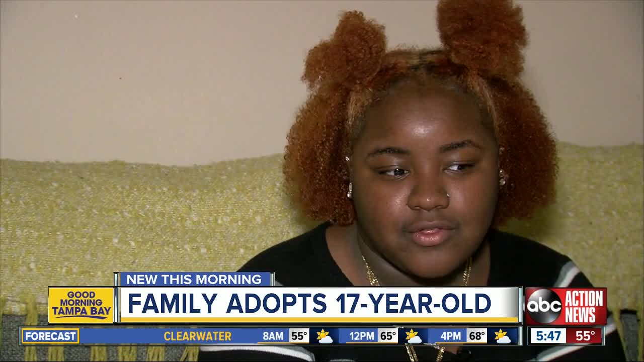 Family adopts 17-year-old