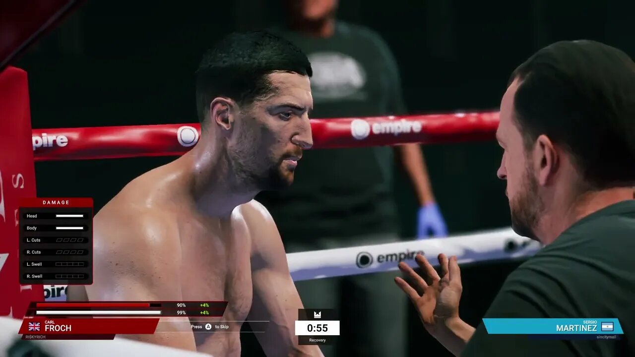 Undisputed Boxing Online Ranked Gameplay Carl Froch vs Sergio Martinez (Chasing Platinum 2)