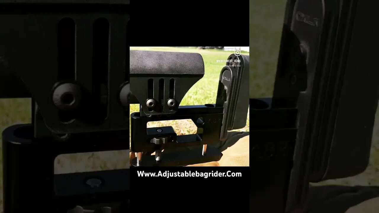 Adjustable Bag Rider #longrangshooting #prs #elr #precisionrifle