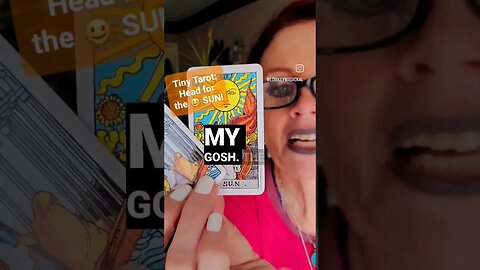 Tiny Tarot: 🌞 ☀️ 🌤 #lowkeymagickal #tarot #tarotreading #crystinasmart #lovetarot #lawofattraction