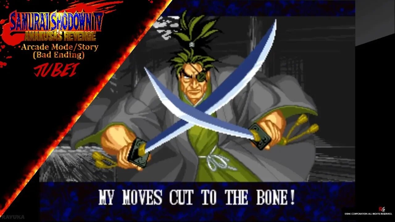Samurai Shodown IV - Arcade Mode/Story - Jubei (Bad Ending)