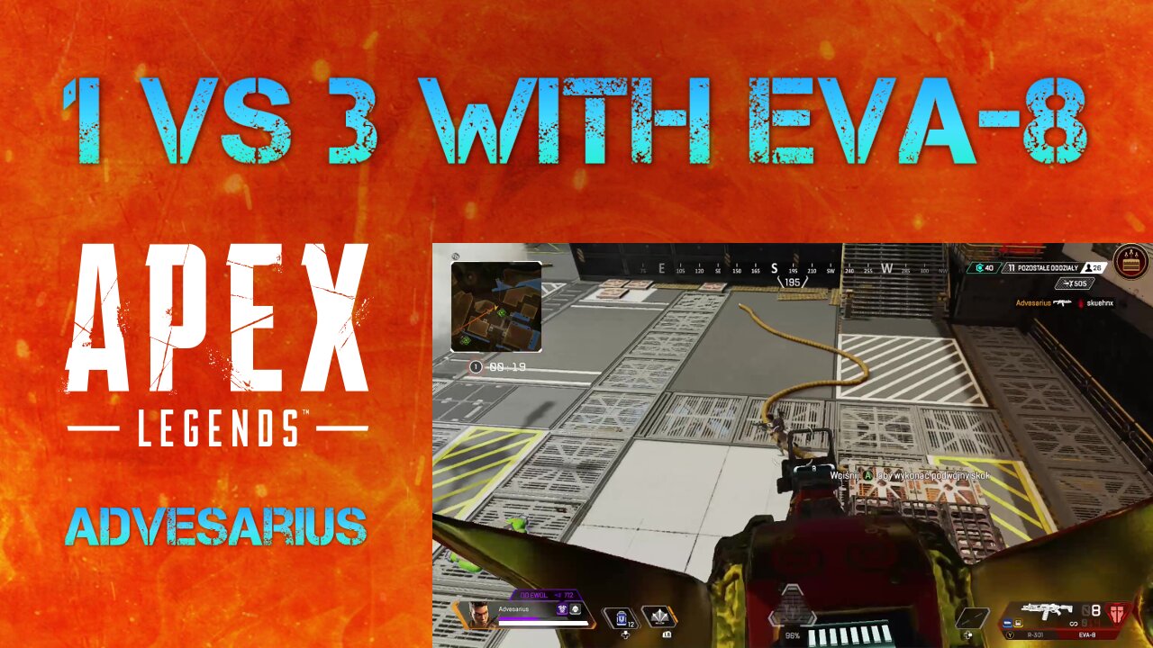 Apex Legends - 1 Vs 3 with EVA-8, Bangalore Season 8 Gameplay