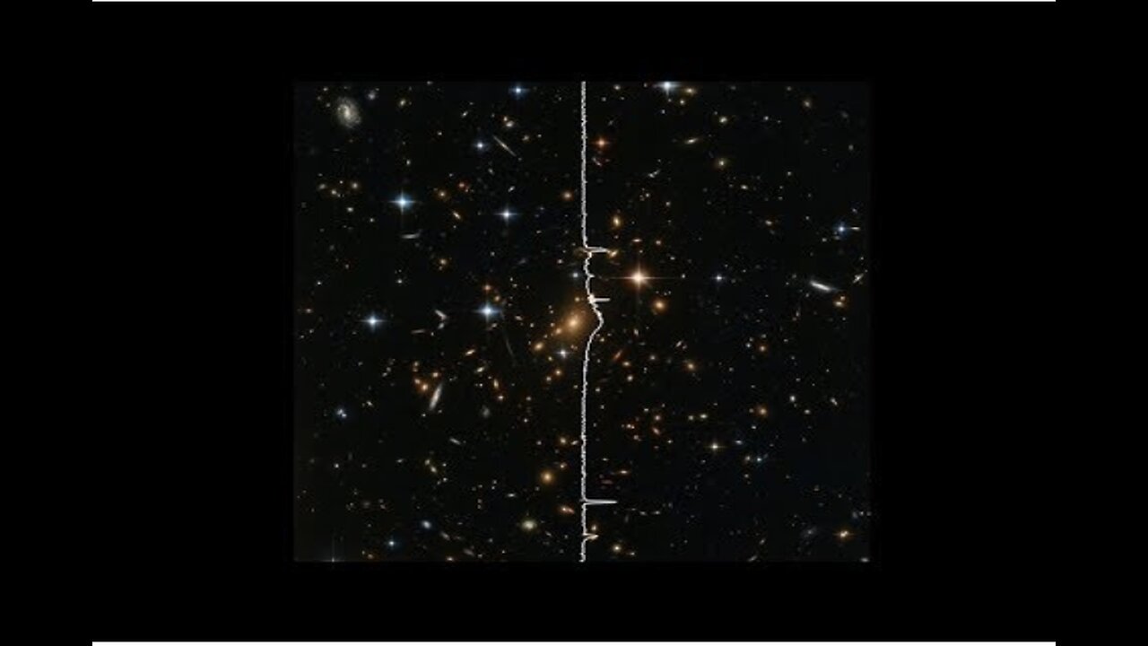 Sonification of a Hubble Deep Space Image