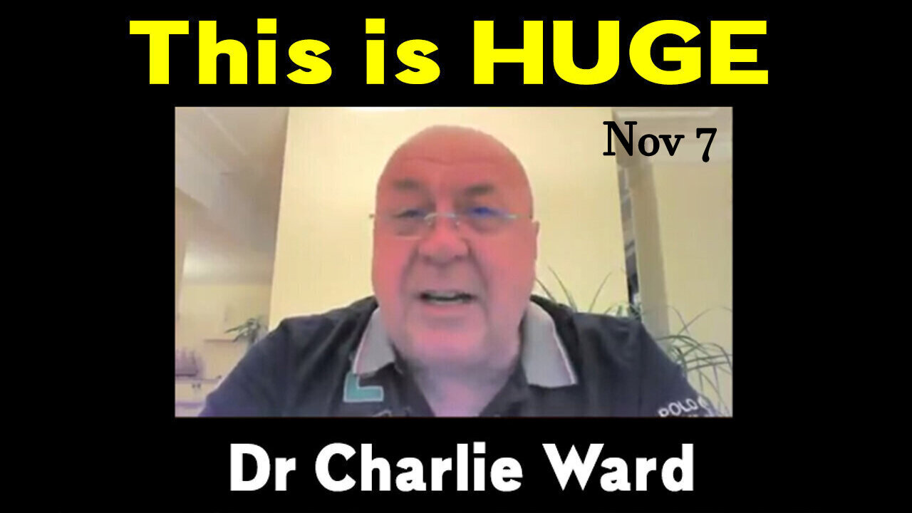 Charlie Ward Nov 7 "This is HUGE" > Emergency Alert System Engaged