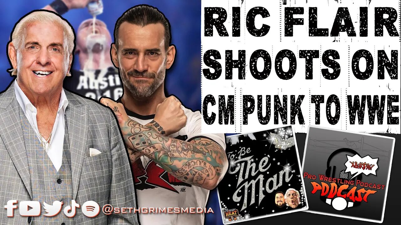 "He Should LOSE in 30 Seconds" Ric Flair on CM Punk to WWE | Clip from Pro Wrestling Podcast Podcast