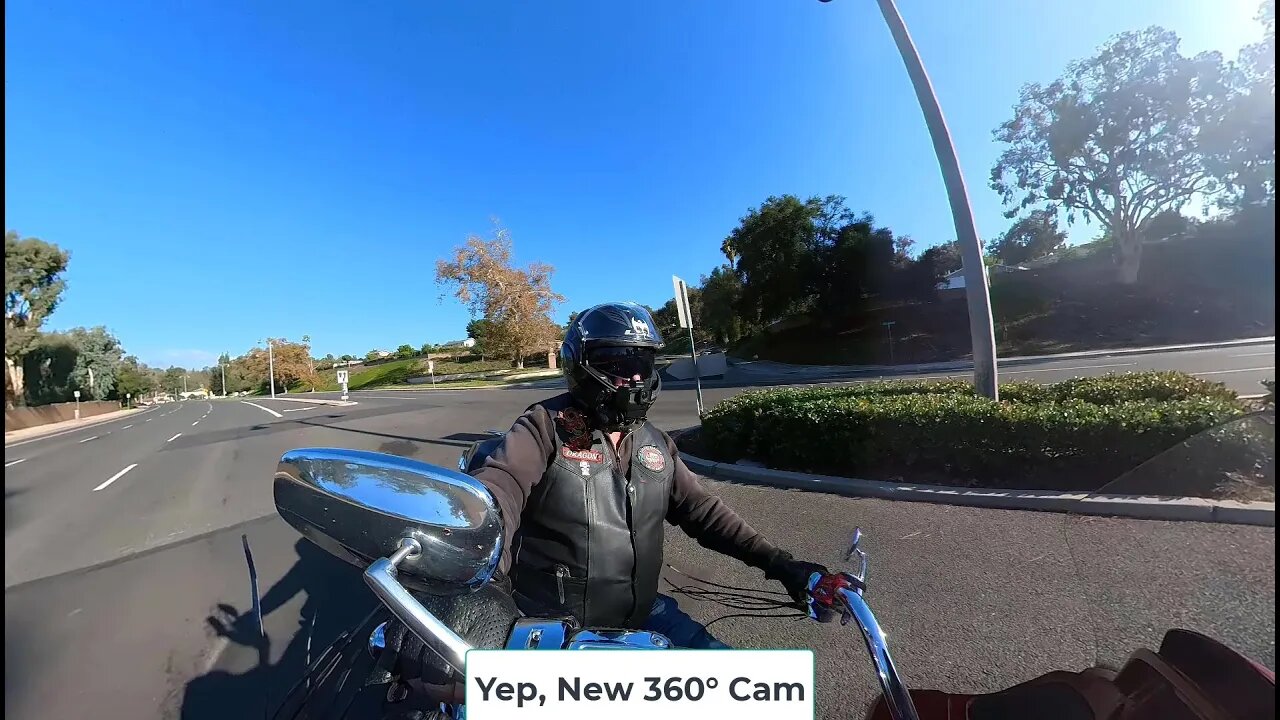 Ride around town testing the new 360 camera