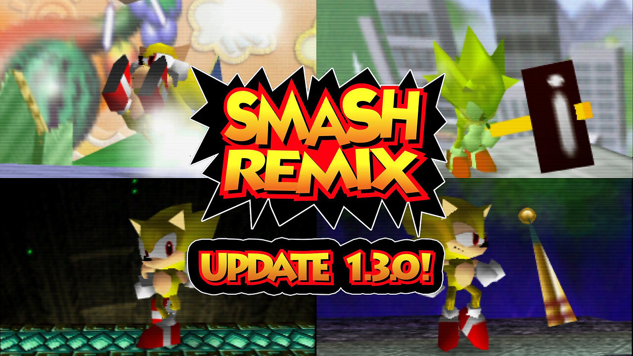 Smash Remix 1.3 - 1P Game - Super Sonic