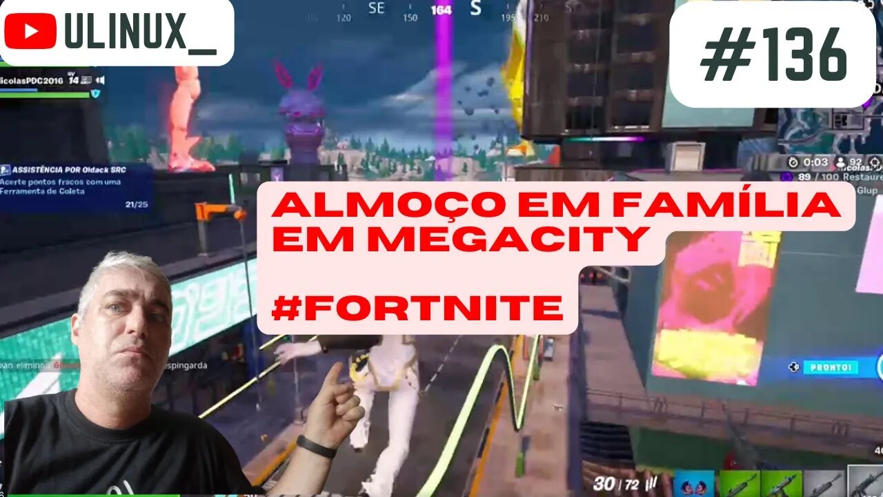 Almoço em família em Megacity