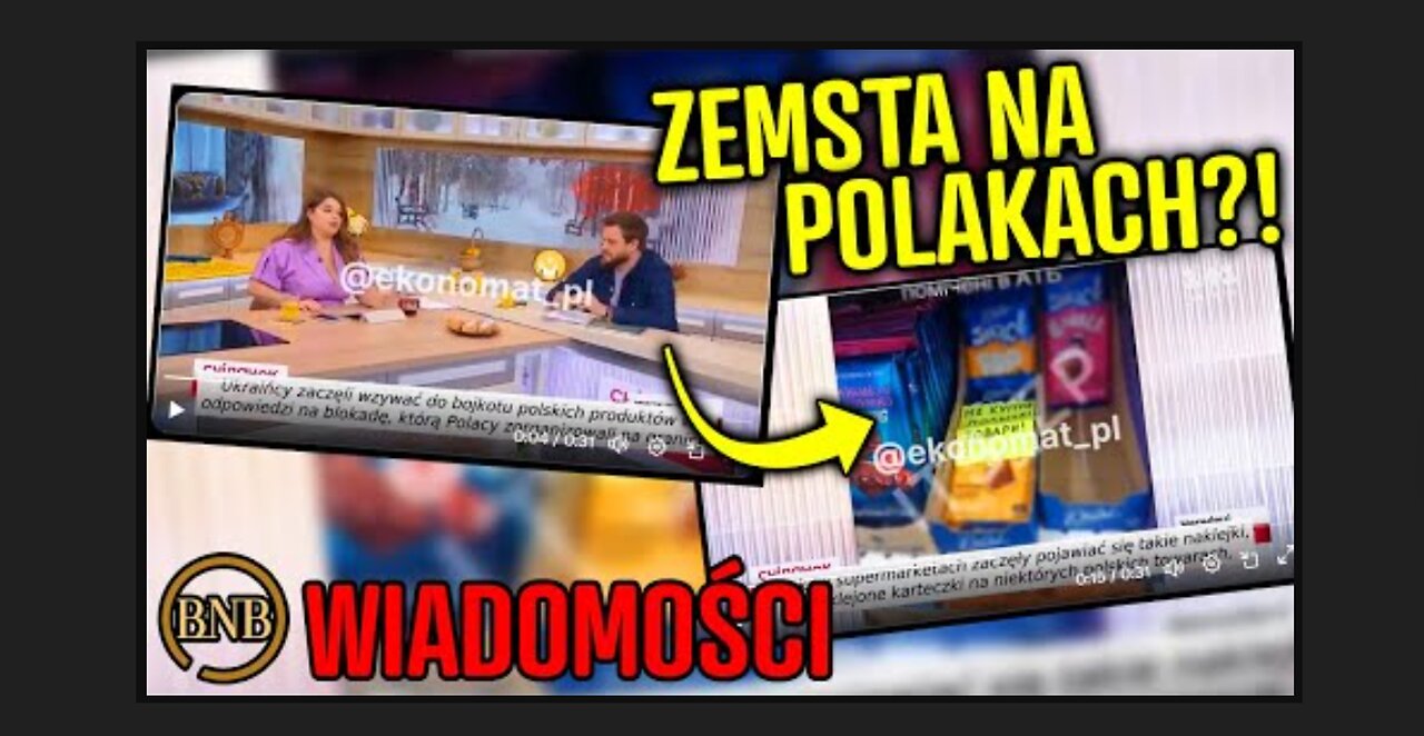 Ukraińska TV Nawołuje Do ZEMSTY! Europa Już Wycofuje Nasze Produkty