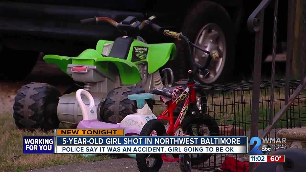 5-year-old girl shot in the chest in Northwest Baltimore