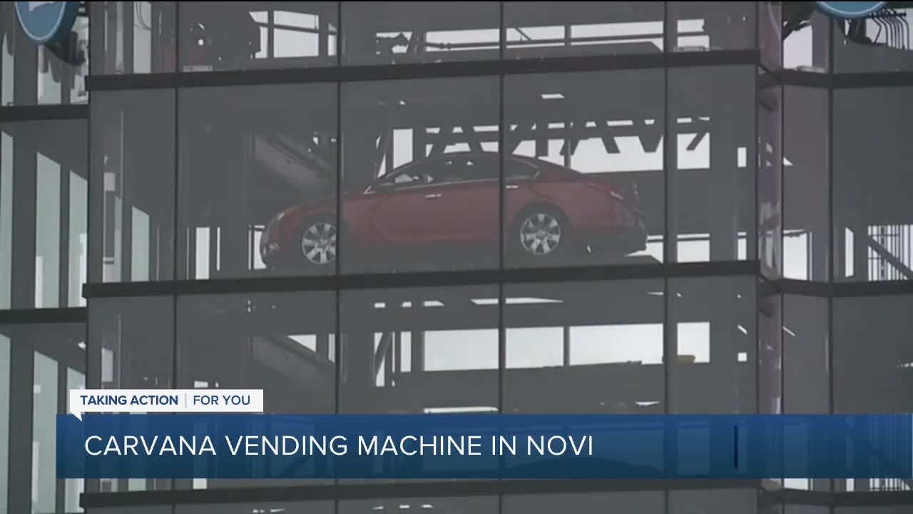 Carvana vending machine in Novi