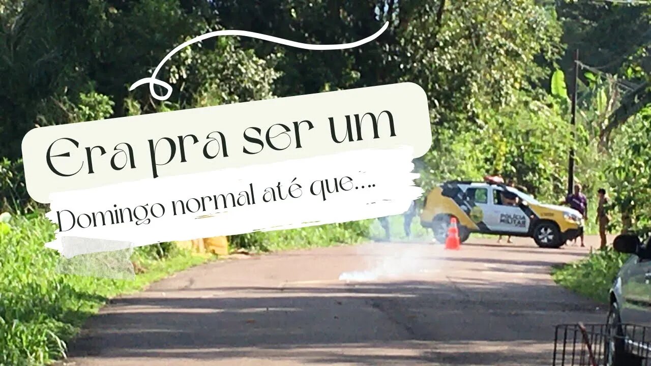 Era pra ver um vlog de domingo normal até que...... 😱