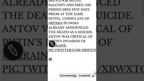 Deputato miliardario russo (critico di Putin) morto意大利语