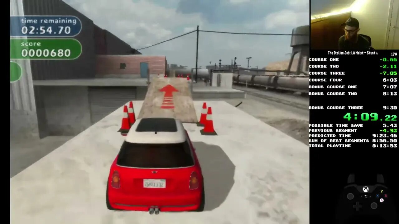 Italian Job: LA Heist - Stunt% - 9:02.49