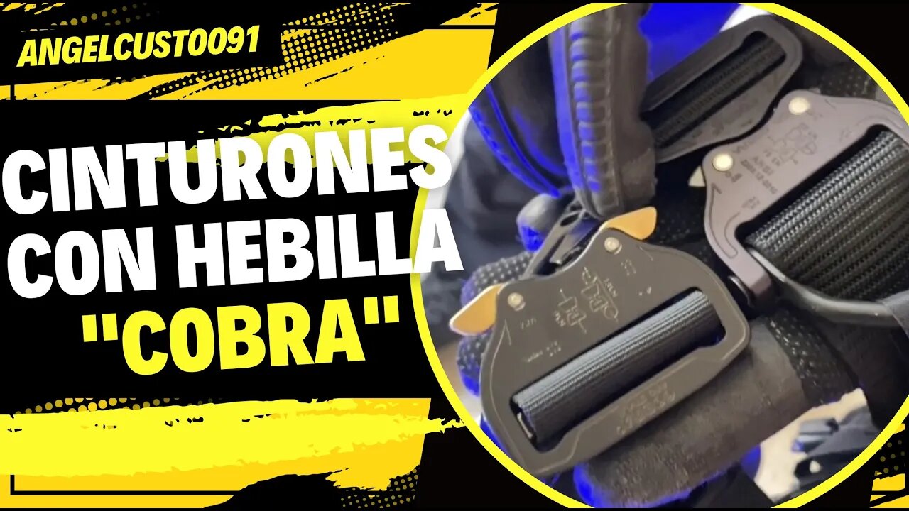 Hebillas COBRA y mejores cinturones EXPLICADO