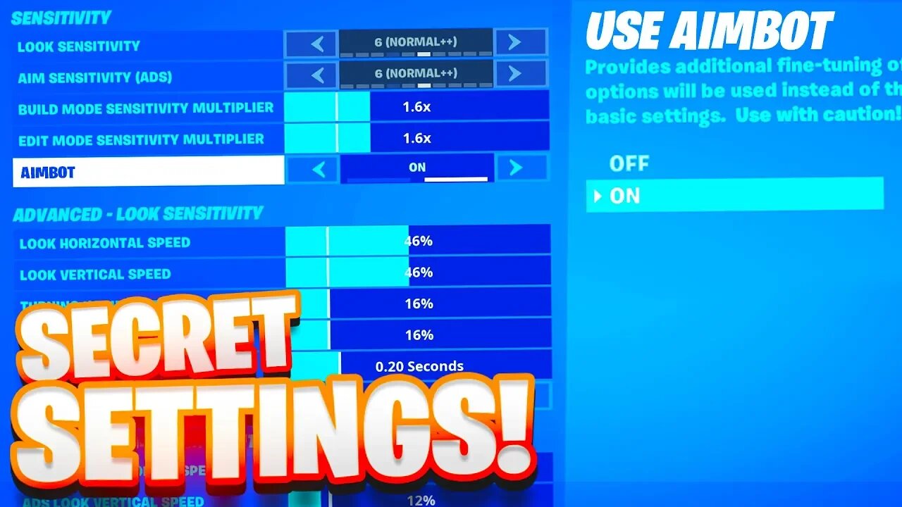 *SECRET* Console SETTINGS In Fortnite Chapter 2!.. (Best Settings)