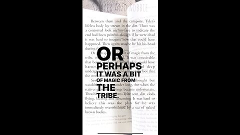 Awed by the prospect of magic in Sawyer And Robbie