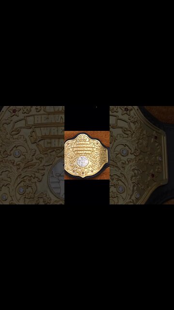 The Big Gold Belt That Never Made It To TV! #shorts