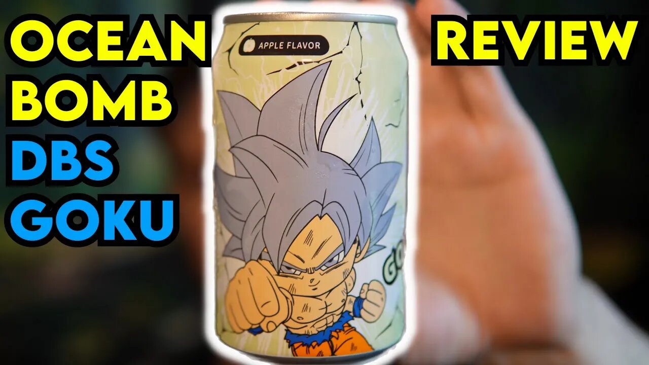 Ocean Bomb DRAGON BALL SUPER Sparkling Drink Review