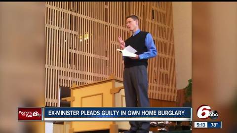 Ex-pastor pleads guilty in home burglary