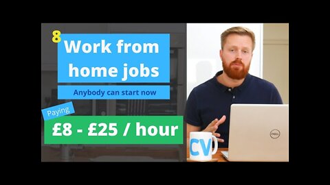 8 Work from home jobs anyone can do easily | Earning $$$