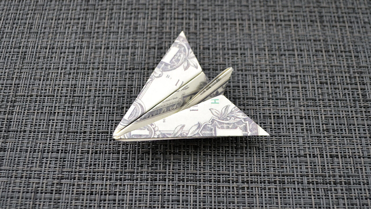 My MONEY PLANE | Easy Dollar Origami | Tutorial DIY by NProkuda