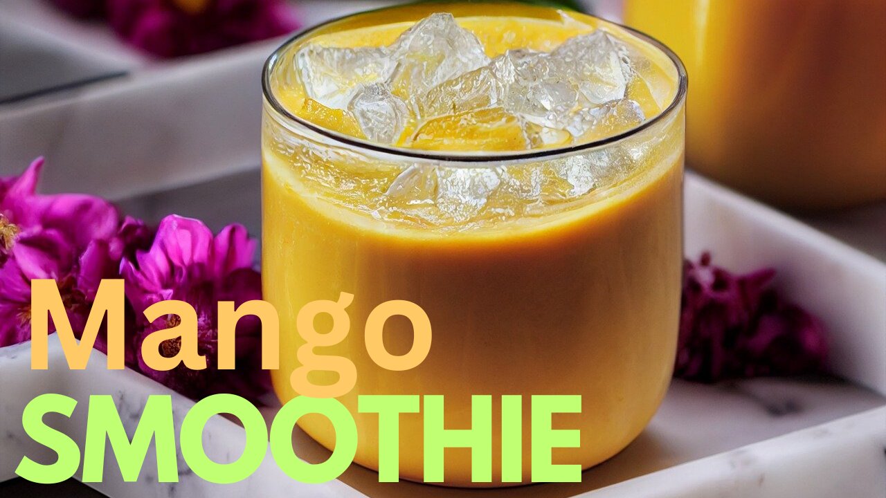 Mango Smoothie with health benefits