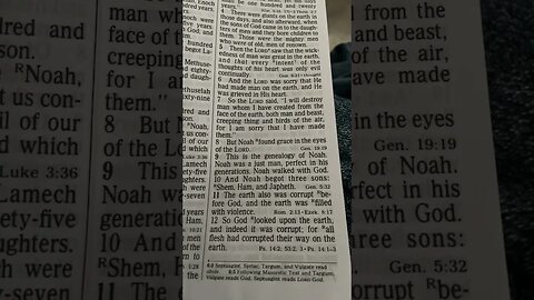 NOAH WAS THE ONLY JUST MAN IN HIS GENERATION!!!