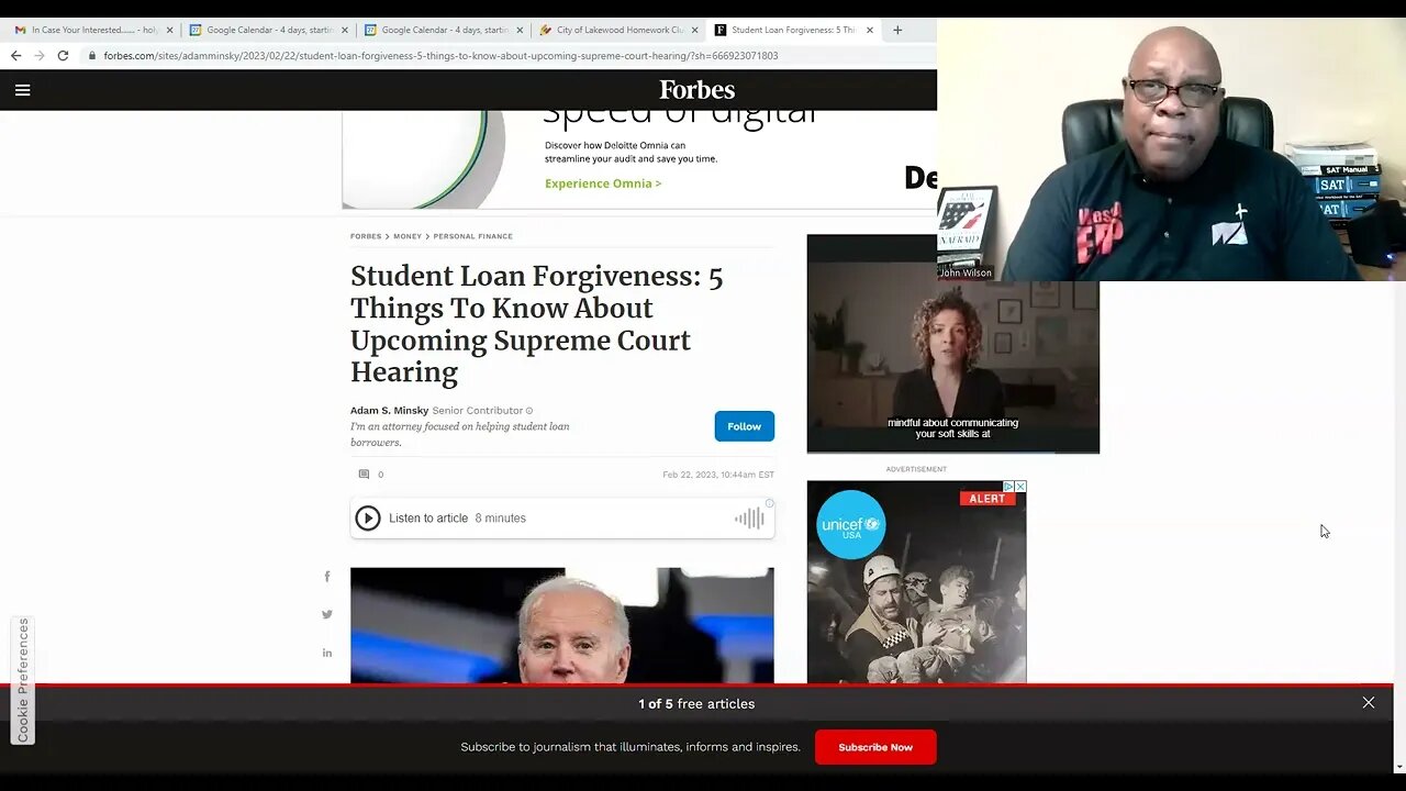 Federal Loan Forgiveness Update