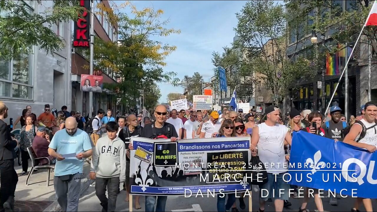 Manif Montréal - 25 septembre