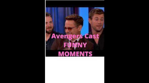 Avengers Cast FUNNY MOMENTS (exclusive)