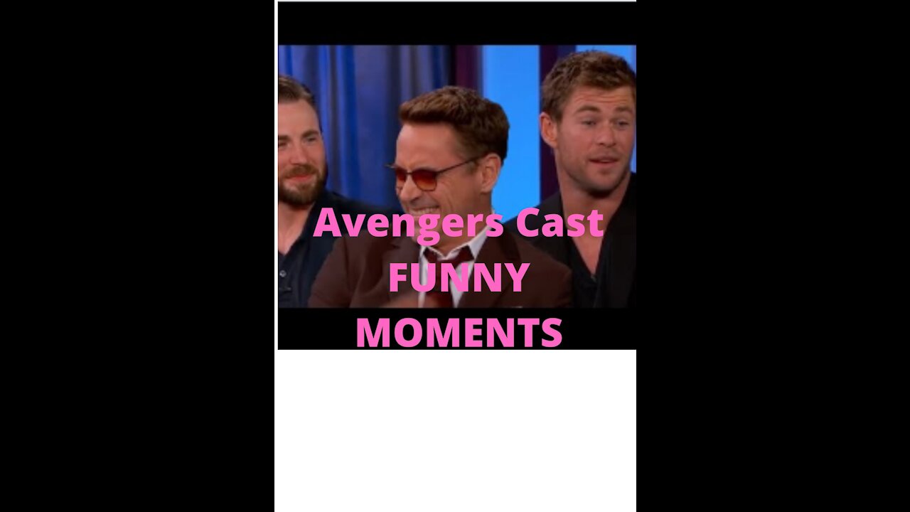 Avengers Cast FUNNY MOMENTS (exclusive)