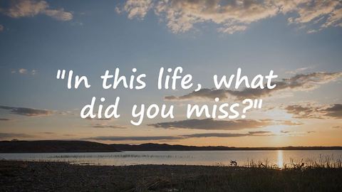 A Touching Story: In This Life, What Did You Miss?