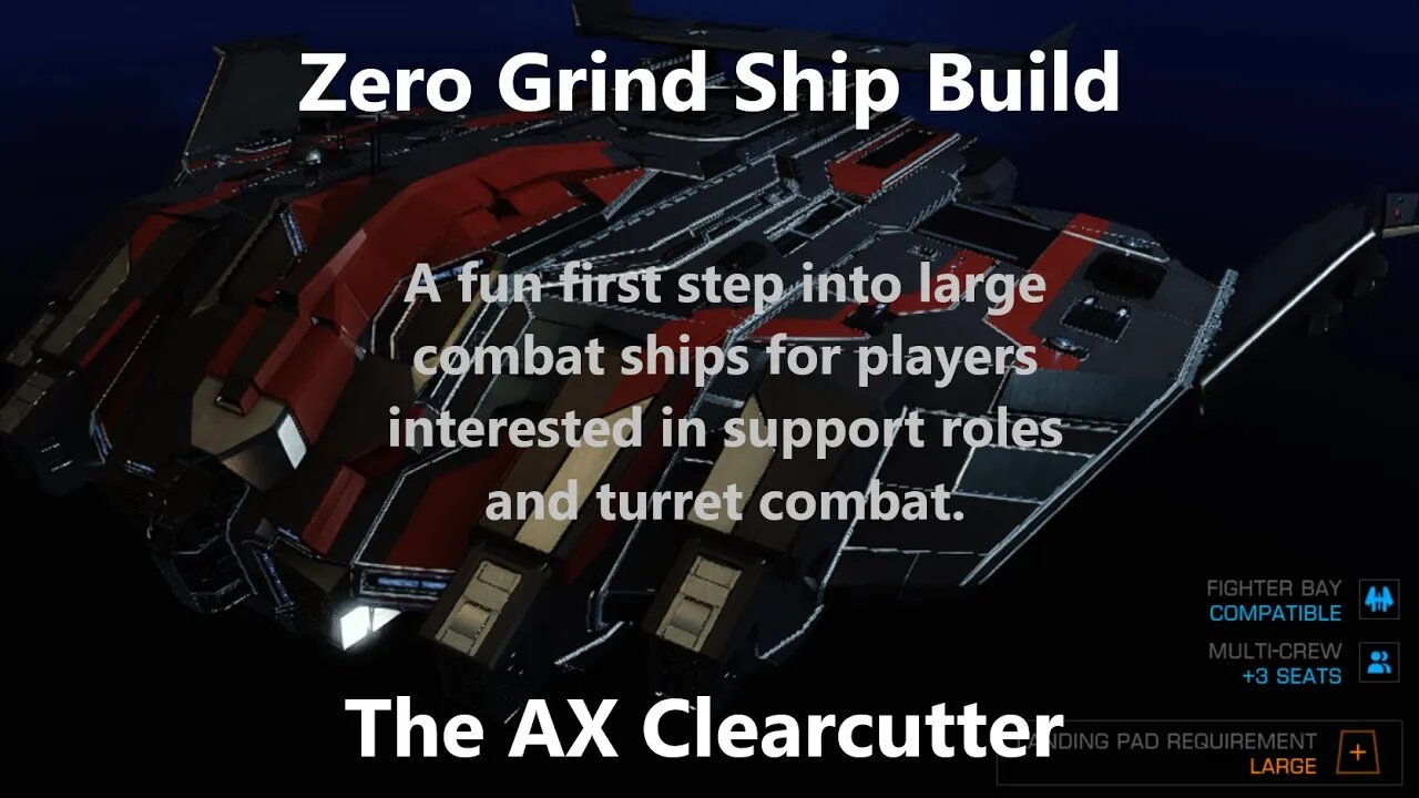 Elite Dangerous | Zero Grind Ship Build | Type-10 Defender | AX Clearcutter