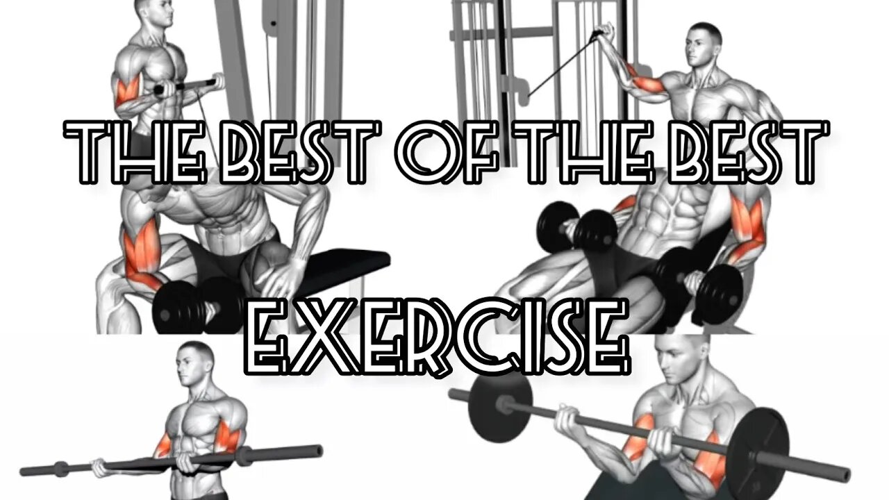 Training biceps:The best of the best(Barbell/Dumbbells/Cable)