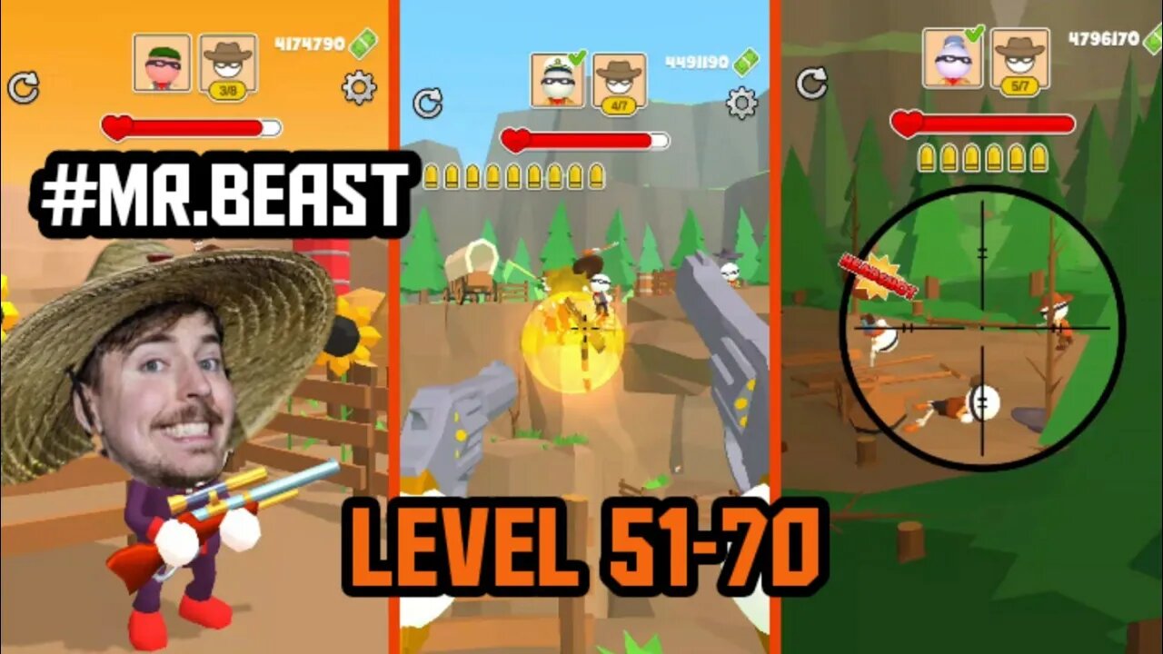 Western Sniper Game | Level 51-70 | Casual Azur Games | Watch4gain #gameplay #games #westernsniper