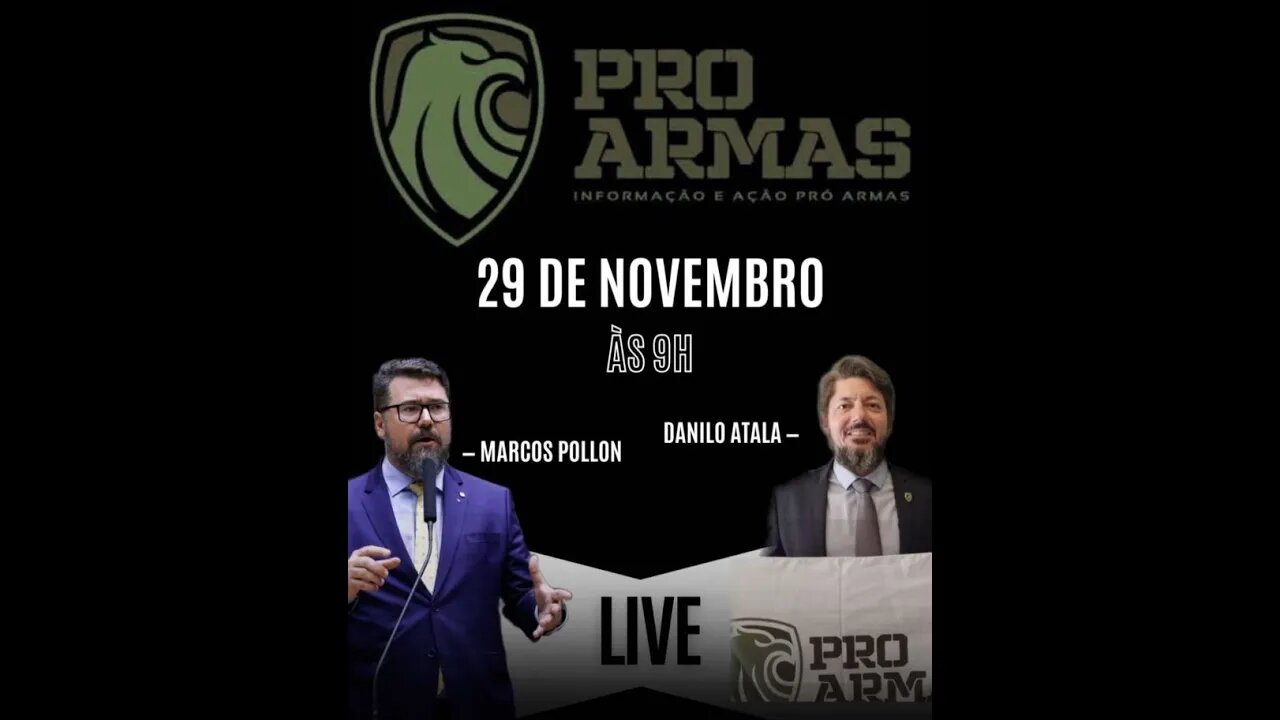 LIVE - POLLON - PROARMAS - RECORTE - Projeto Lei Municipal: localização e funcionamento clubes