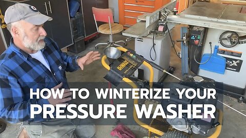 How to Winterize a Pressure Washer FAST
