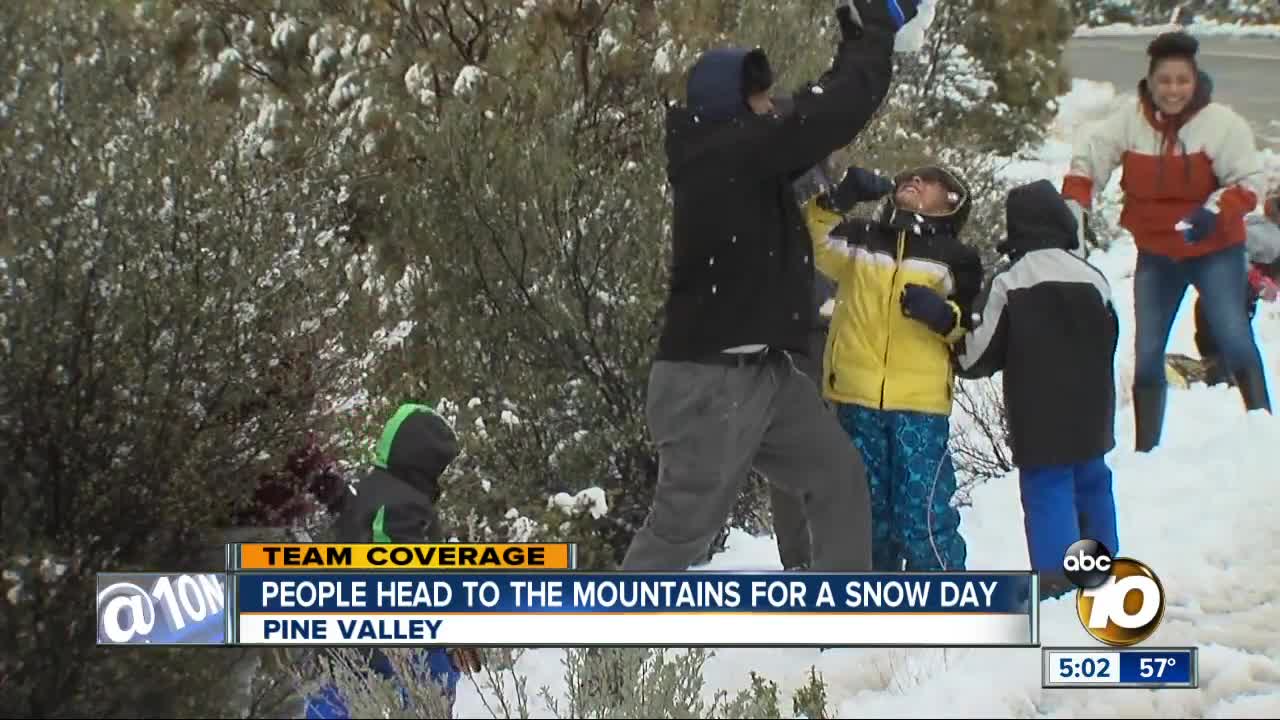 Storm brings heavy snow to the mountains