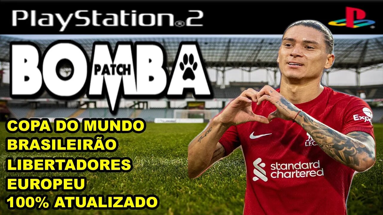 BOMBA PATCH 2023 PS2 LANÇAMENTO 100% ATUALIZADO NARRAÇÃO MILTON LEITE E MAURO BETING EDITOR BY VILI