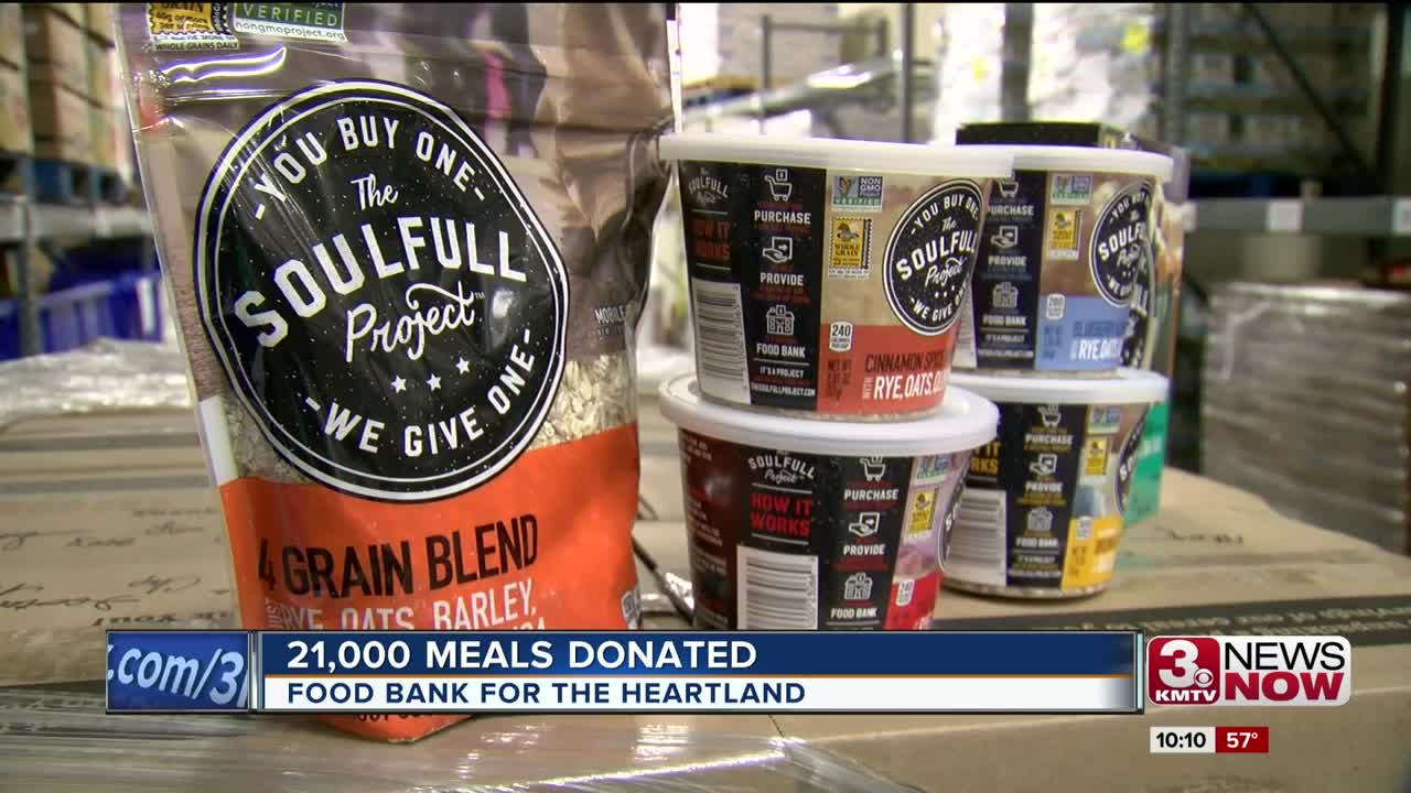 Food Bank for the Hearland donates 21,000 meals