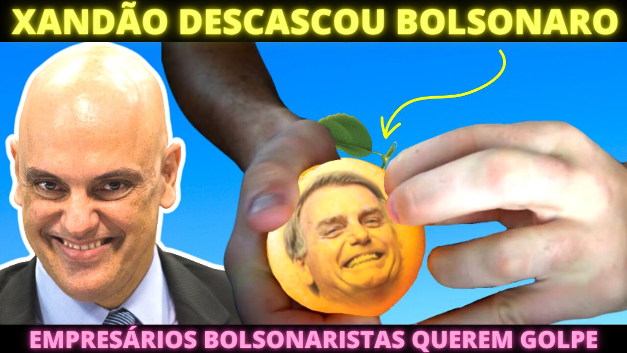 Bolsonaro está possuído - Ele acha que caiu numa cilada do Xandão