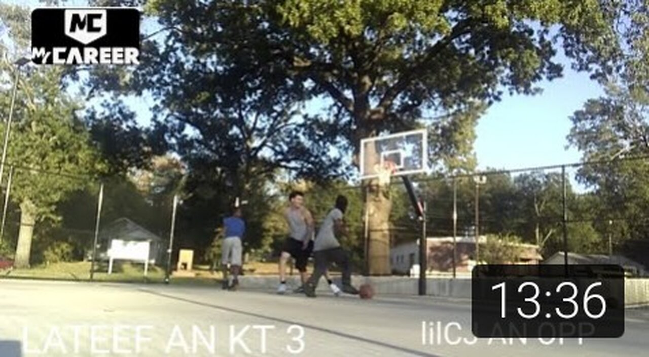 2V2 BASKETBALL GAME lilCJ AN OPP SUMLIGHT