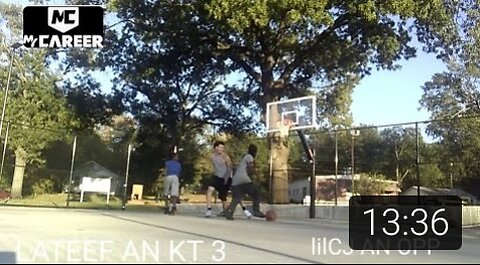 2V2 BASKETBALL GAME lilCJ AN OPP SUMLIGHT