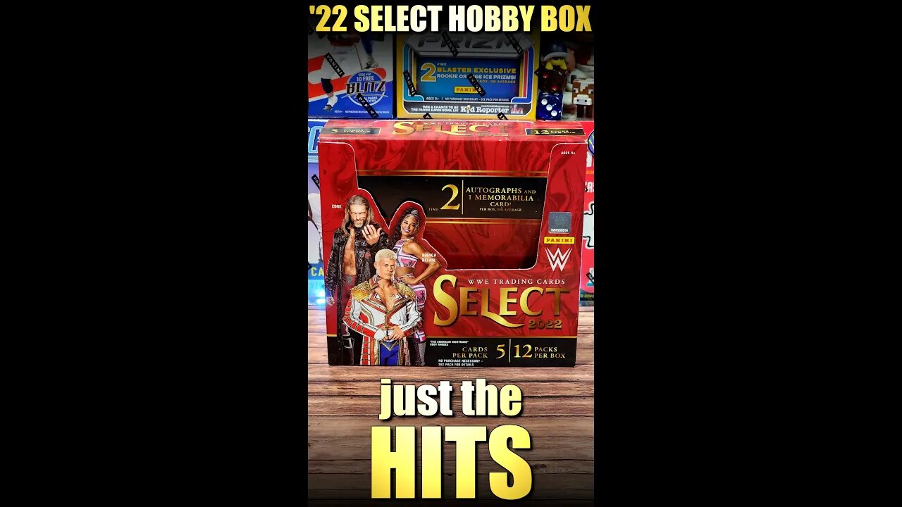 Just the HITS | 2022 Select WWE Hobby Box