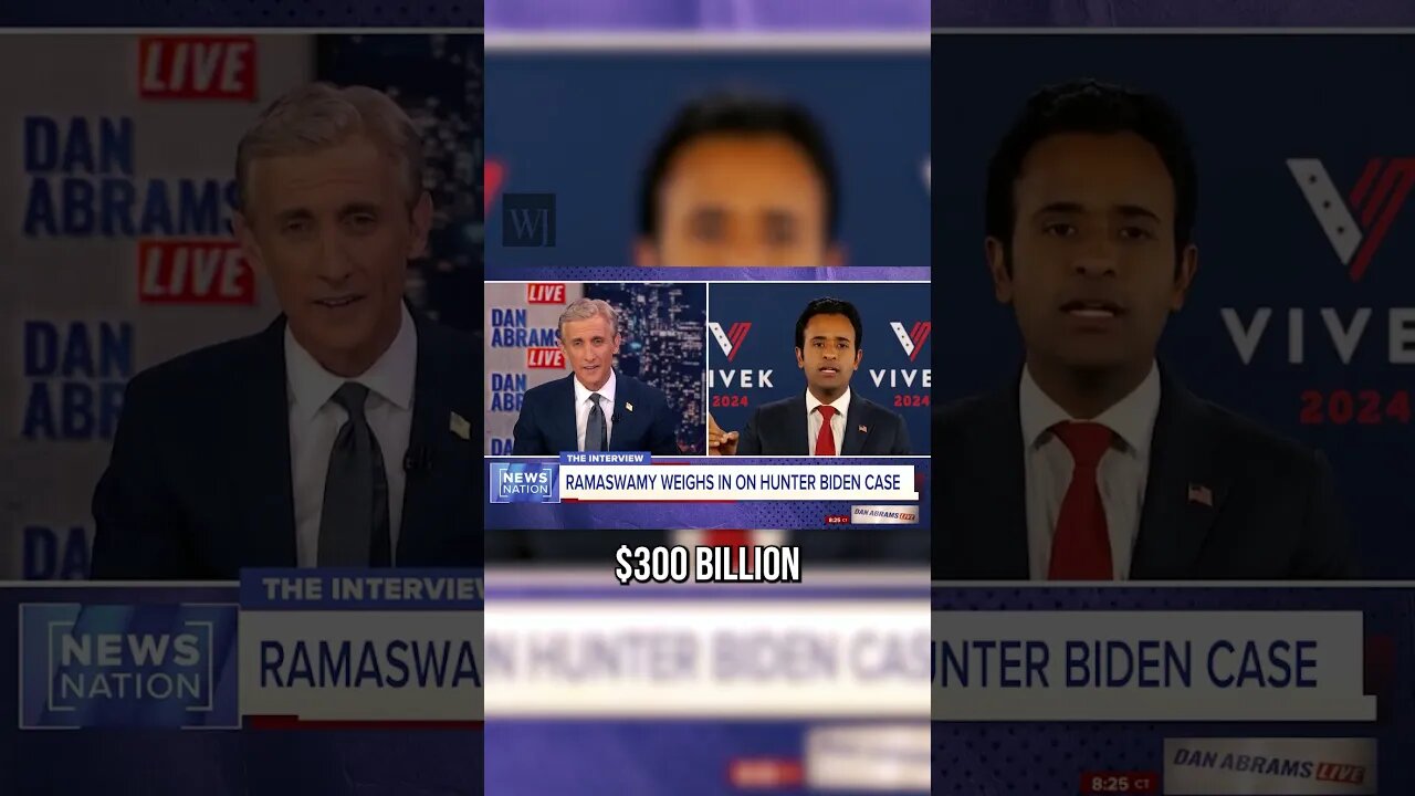 Vivek Ramaswamy Discusses the 'Credible Evidence' In Relation to Hunter Biden's Connections