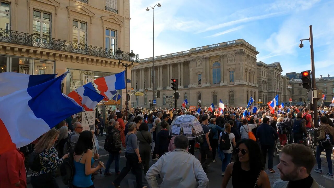 Rendez-vous de la Résistance, Place Denfert-Rochereau à Paris le 22 Octobre 2022 - Vidéo 11