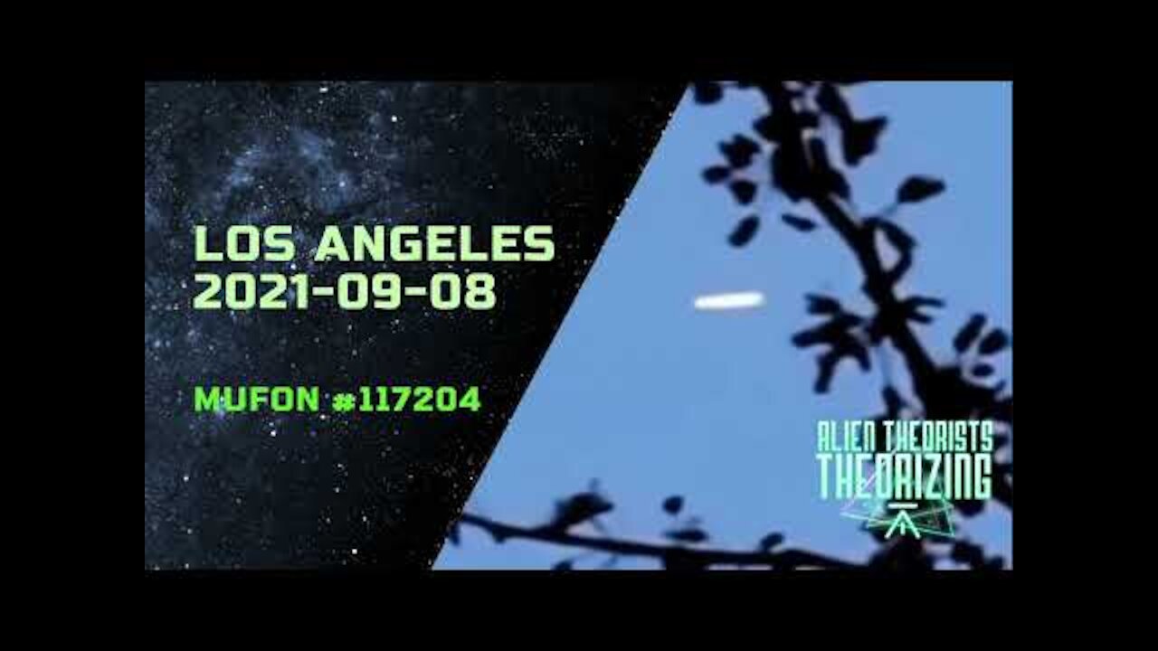 UFO Caught on camera August 8th Los Angeles | ALIEN THEORISTS THEORIZING